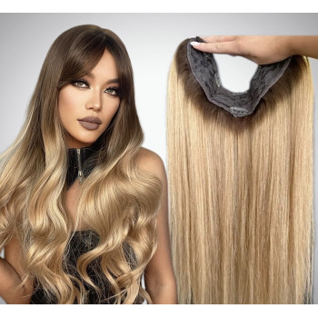 Trese de Par Natural V-Shape Ombre #4/#20
